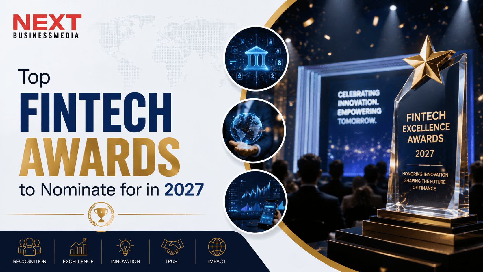 Fintech recognition programs in 2027 will increasingly reward not just innovation, but measurable impact on financial inclusion, regulatory compliance, and sustainable finance. For fintech startups, established financial institutions, and technology providers, awards offer visibility, credibility, and networking opportunities with investors and partners. The following list highlights the most prestigious fintech awards and award-linked conferences where nominations are open or expected in 2027.